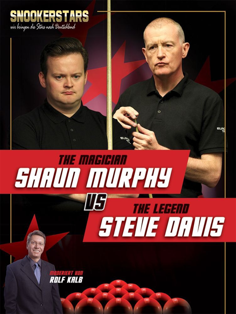 Snooker-Event Steve Davis vs Shaun Murphy